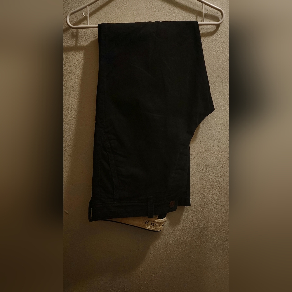 Abercrombie and Fitch Black Khakis W34 L32